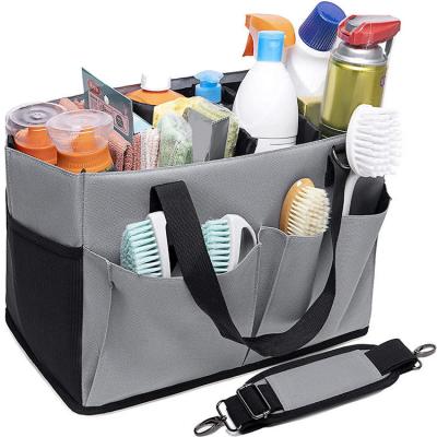 Wholesale Large Wearable Portable Cleaning Caddy Organizer Cleaning Ba...